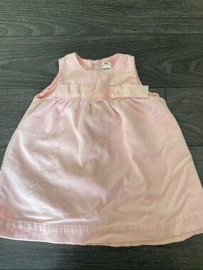 Carter's Pink Baby Dress with Front Bow Detail